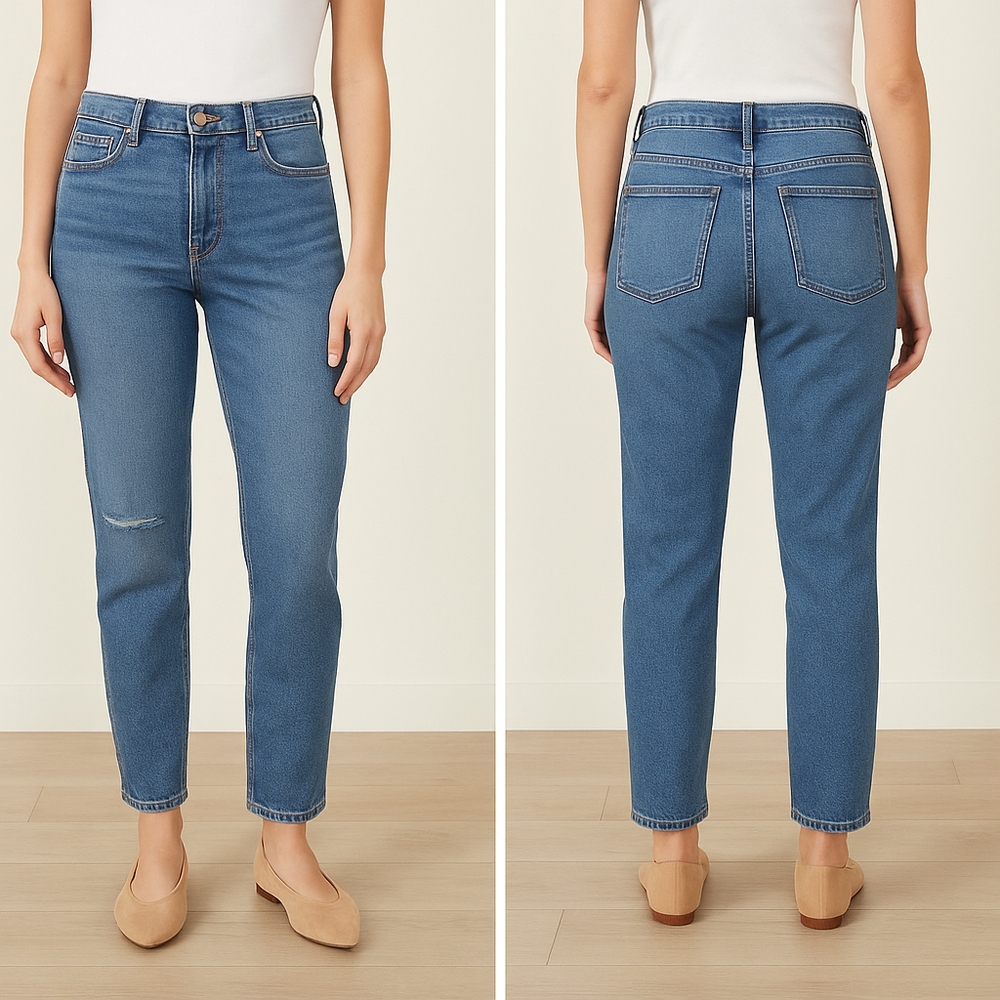 Universal Thread Women's Plus Size 18 (34R) High Rise Slim Straight Euc…